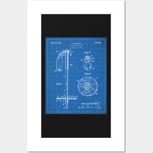 Skiing Patent - Skier Art - Blueprint Posters and Art